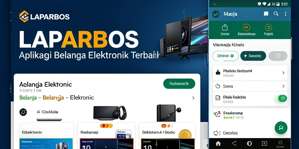 Tampilan antarmuka LAPARBOS yang menarik dan fungsional.